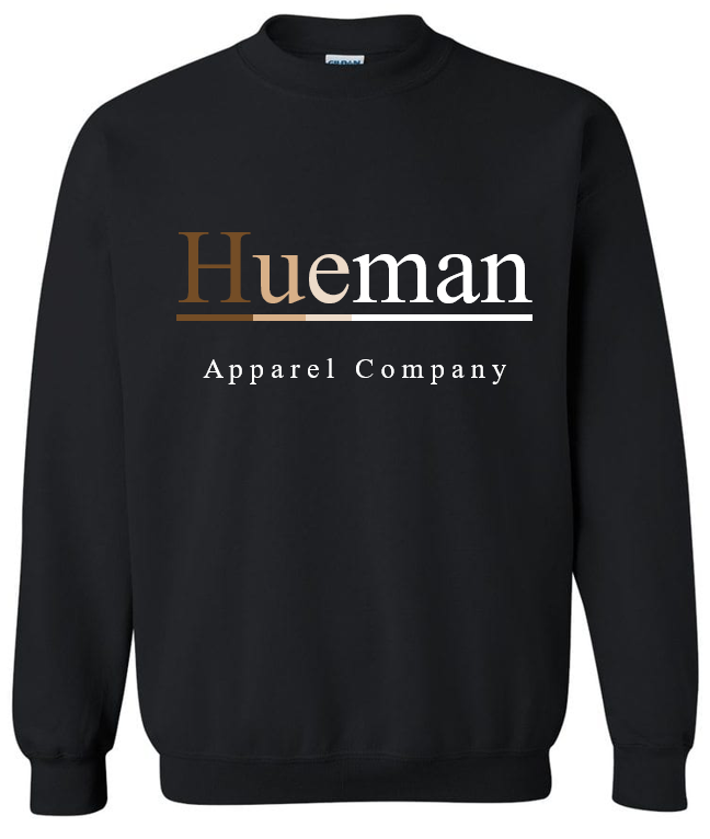 Classic Logo Sweatshirt Black (Pre Order) – Hueman Apparel Company