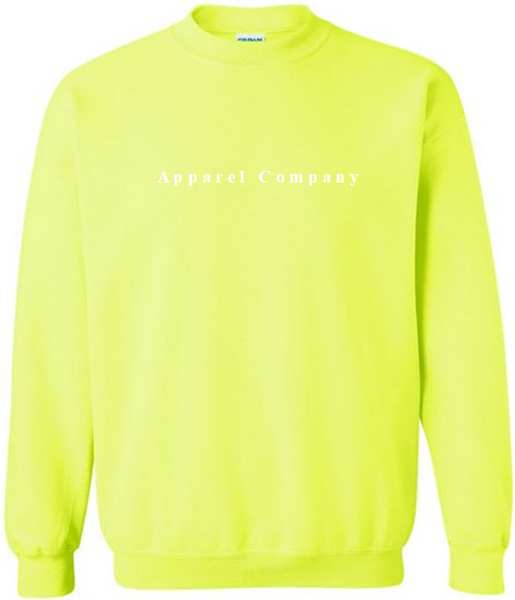 Apparel Company Signature Embroidered Logo Sweatshirt Lime (Pre Order)